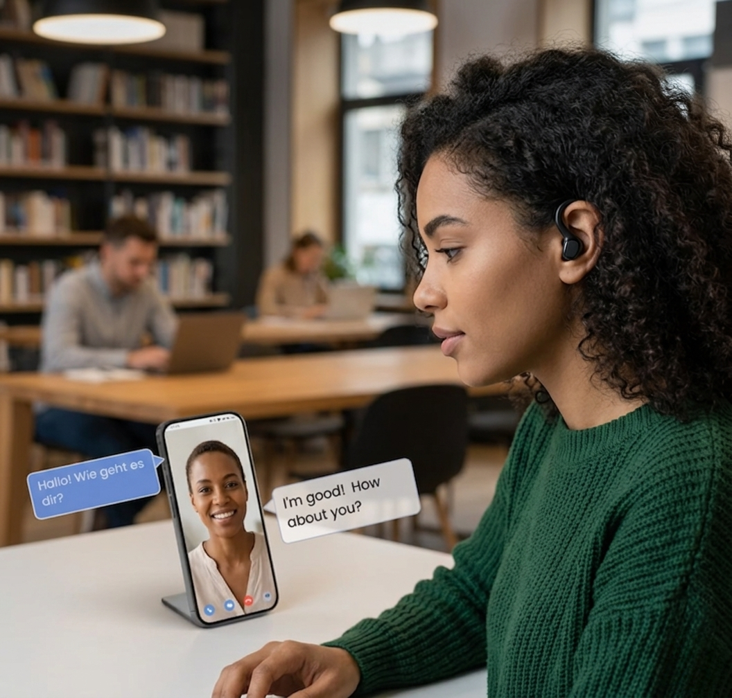 Sonabuds Translation Earbuds, Wireless Translation Earbuds, Travel Bluetooth Headphones, Multi Language Voice Translator, Gift for Travelers and Digital Nomads