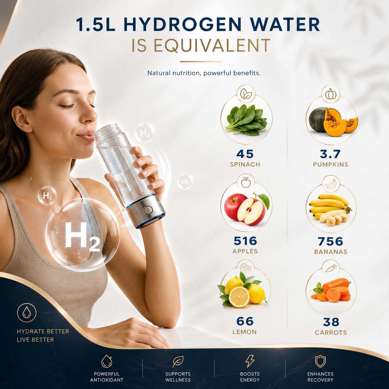 Lifewater Hydrogen Bottle Advanced Hydration for an Active Lifestyle