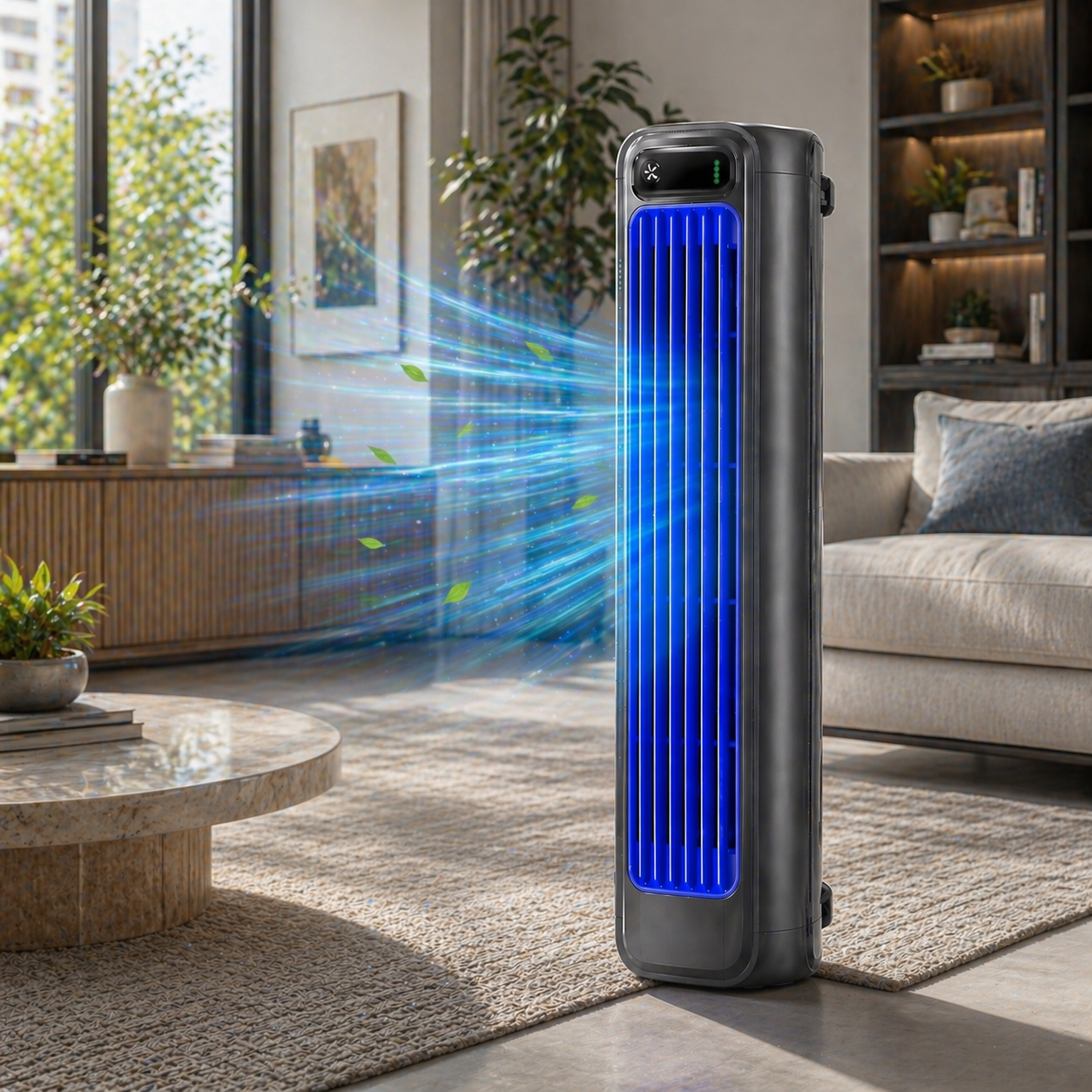 GlosrityStore Cooling Ace Portable Air Cooler with Fast Evaporative Cooling | Quiet, Energy-Efficient Personal AC Unit
