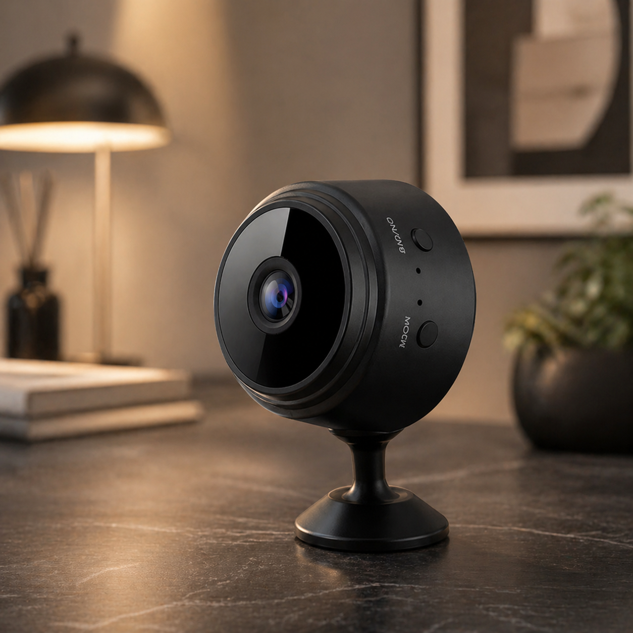 SpyFocus Mini Security Camera, 1080P HD WiFi Indoor Camera, Night Vision Motion Detection, Pet & Baby Monitor, Tech Gift