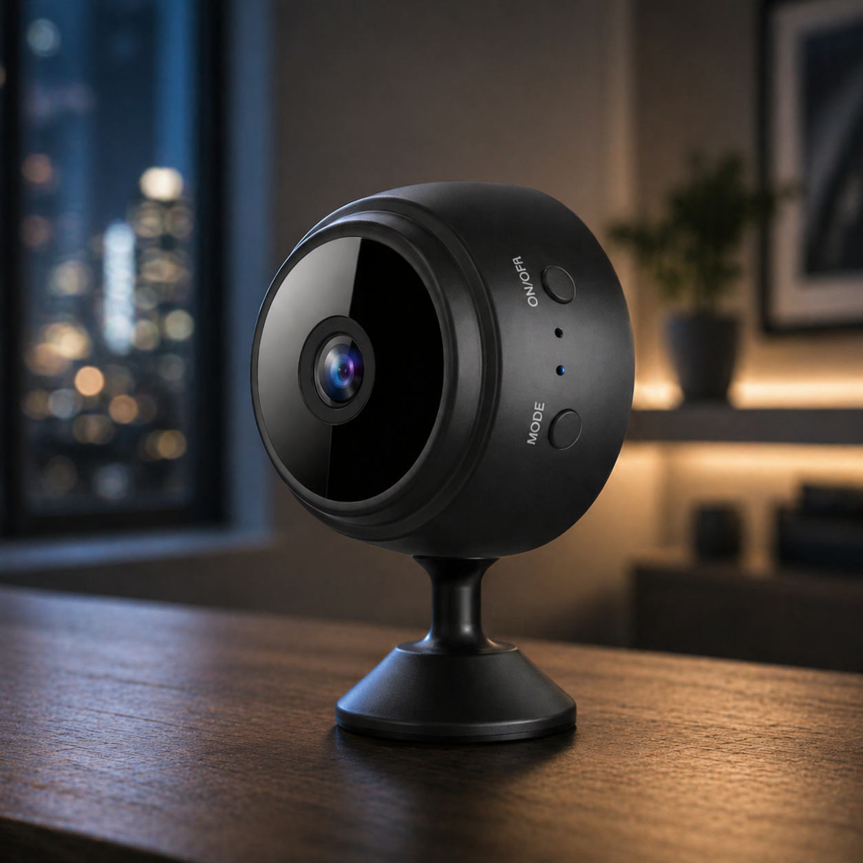 Loomax Mini Security Camera, 1080P HD WiFi Indoor Home Camera, Night Vision Motion Detection, Pet & Baby Monitor, Tech Gift