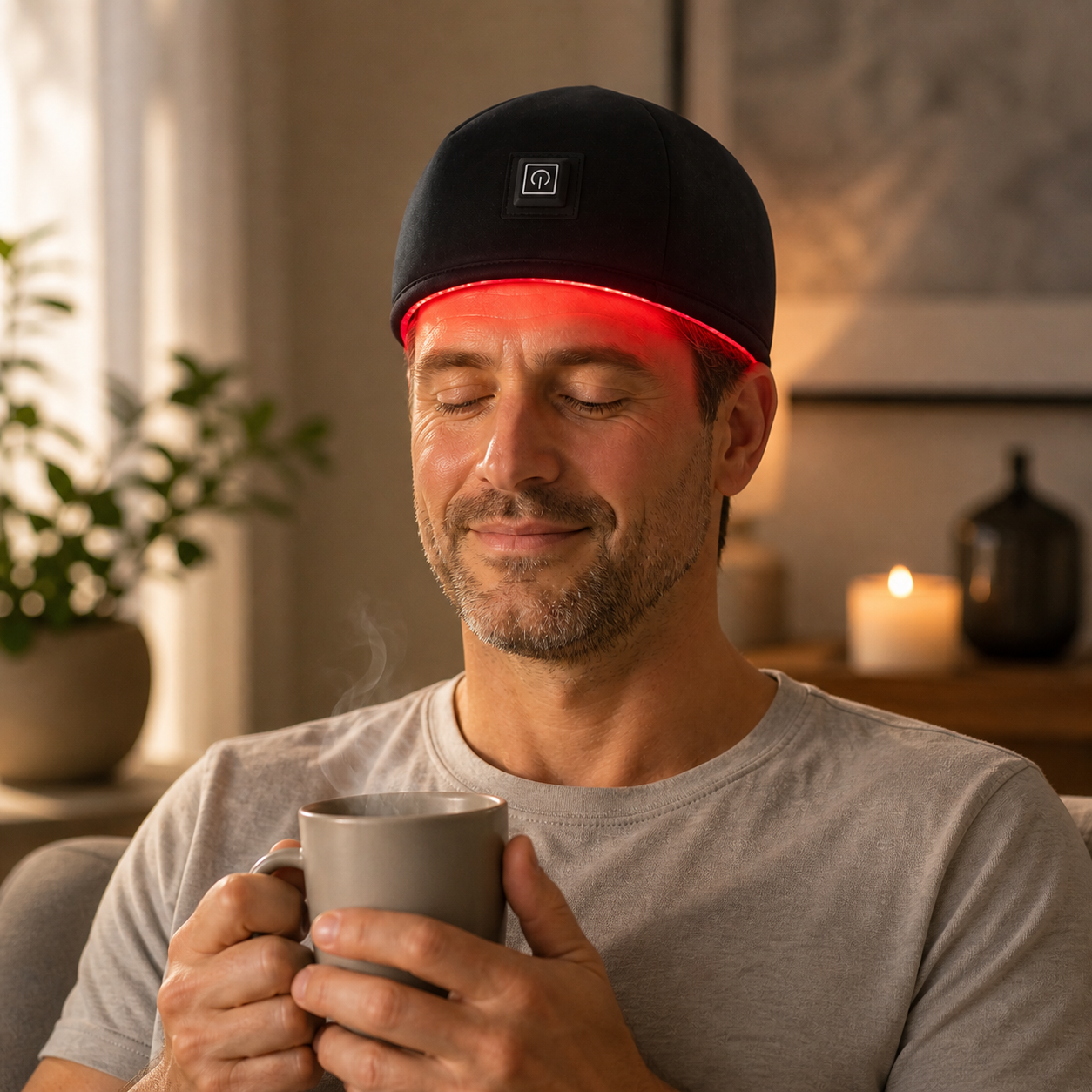 Glokore Hair Cap, Red Light Scalp Care Device, Cordless LED Wellness Cap for Daily Routine, Self Care Gift for Her Him