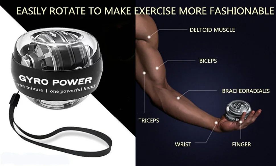 Gyroball Ball Hand Exerciser for Seniors