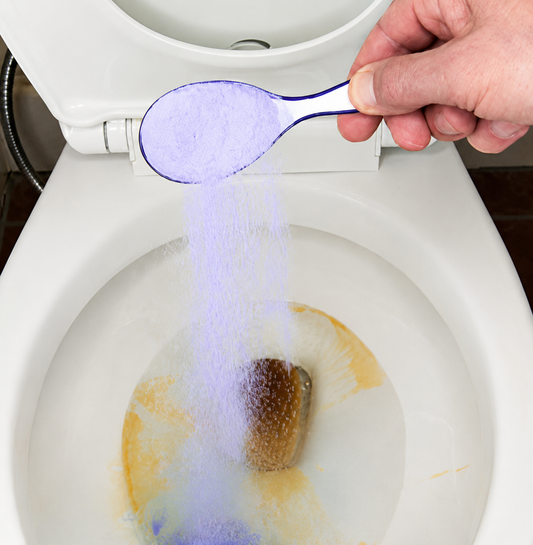 Fizzclean, Foaming Toilet Cleaner Powder, No Scrub Bathroom Cleaner, Toilet Bowl Stain Remover, Hard Water Limescale Cleaner, Bathroom Gift
