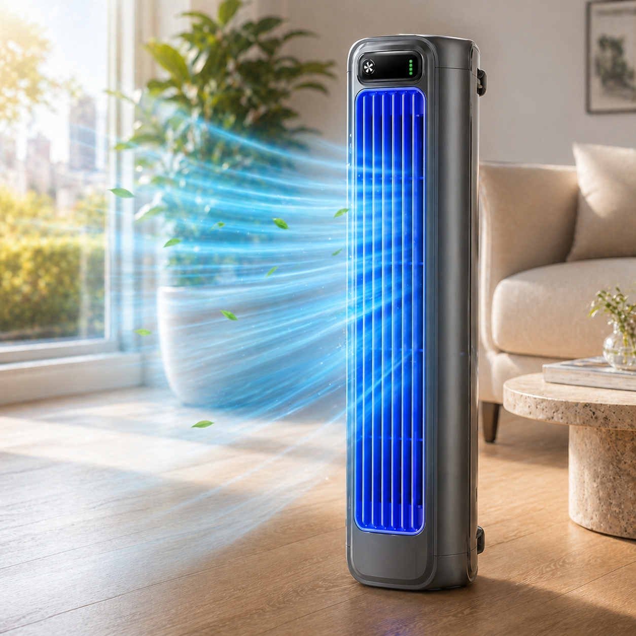 Solymall Cooling Ace – Portable Air Cooler with Fast Evaporative Cooling | Quiet, Energy-Efficient Personal AC Unit