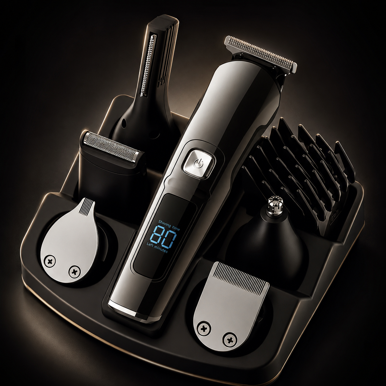 Beard Trimmer Grooming Kit, Cordless Multi-Head