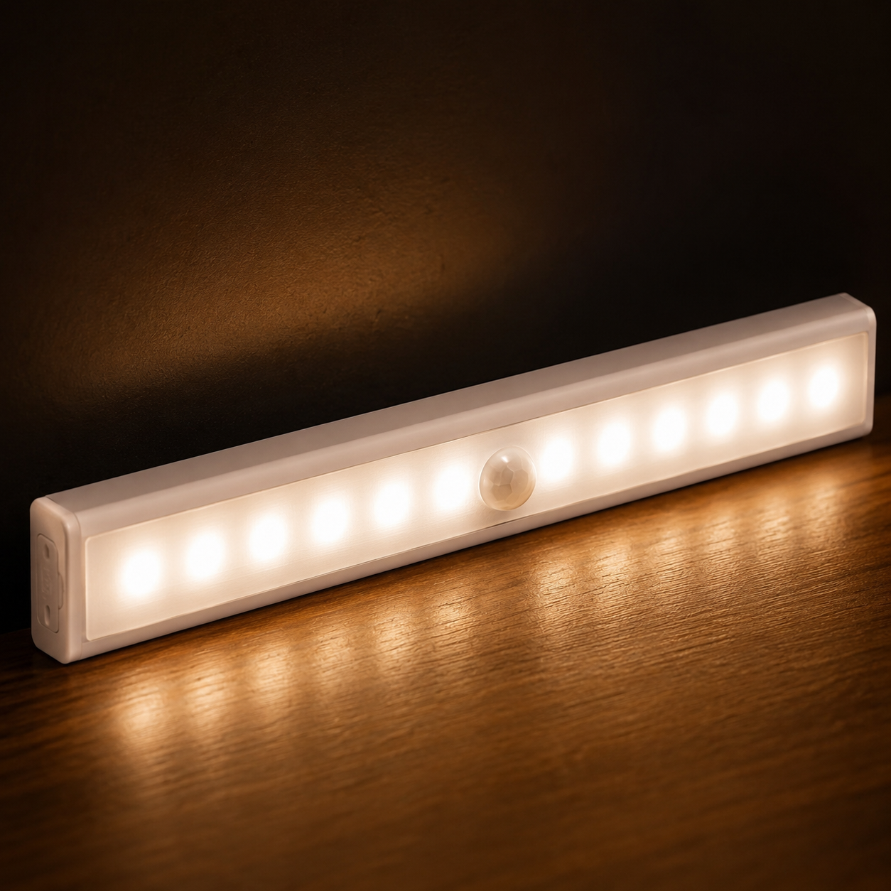 HomeLife LED Motion Sensor, Motion Sensor Closet Light, Wireless LED Cabinet Light, Stick On Shelf Light, Battery Operated, Pantry Hallway Wardrobe Night Light