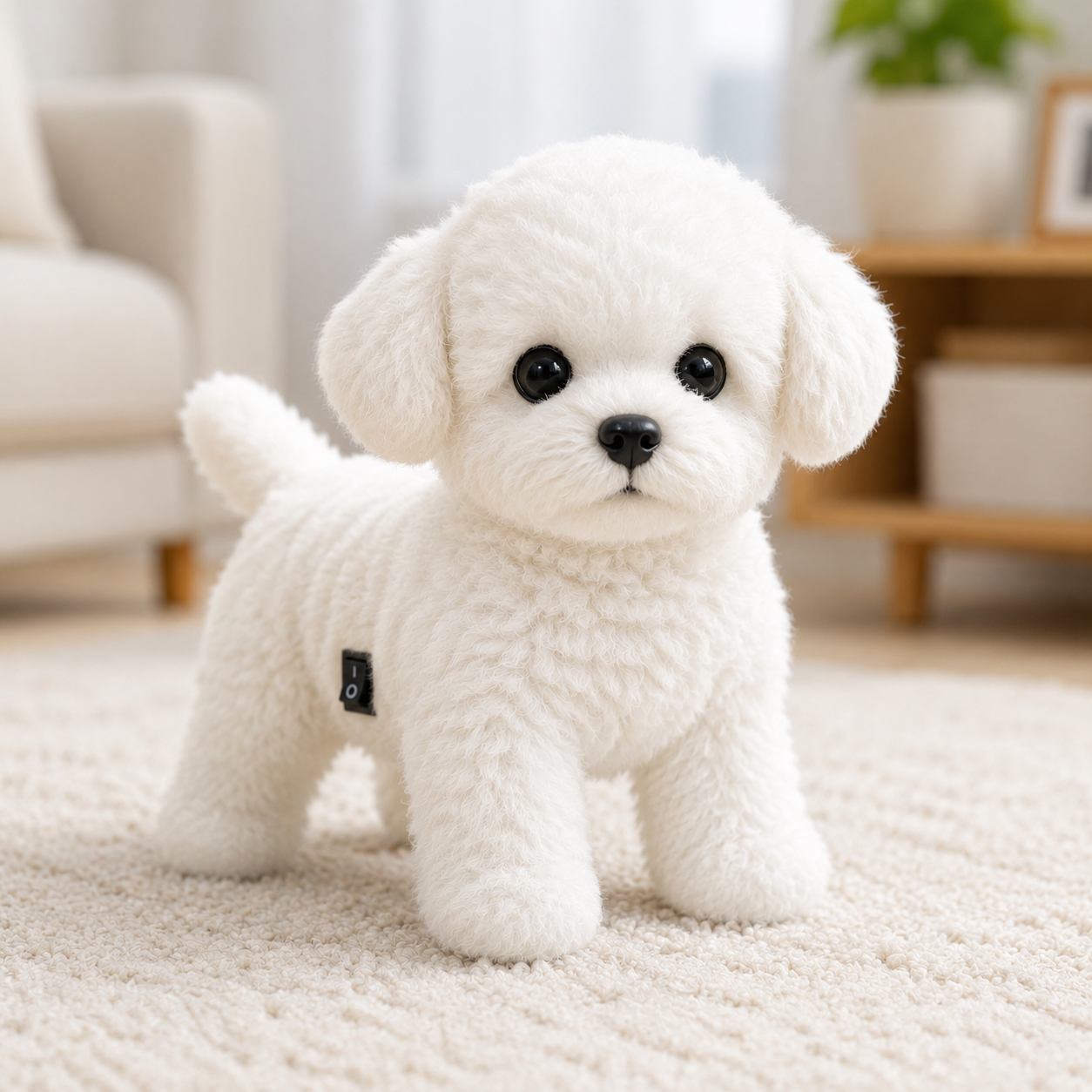 Waggy Robotic Puppy, Walking Barking Dog, Interactive Electronic Pet, Desk Companion Gift, Funny Gift for Dog Lovers
