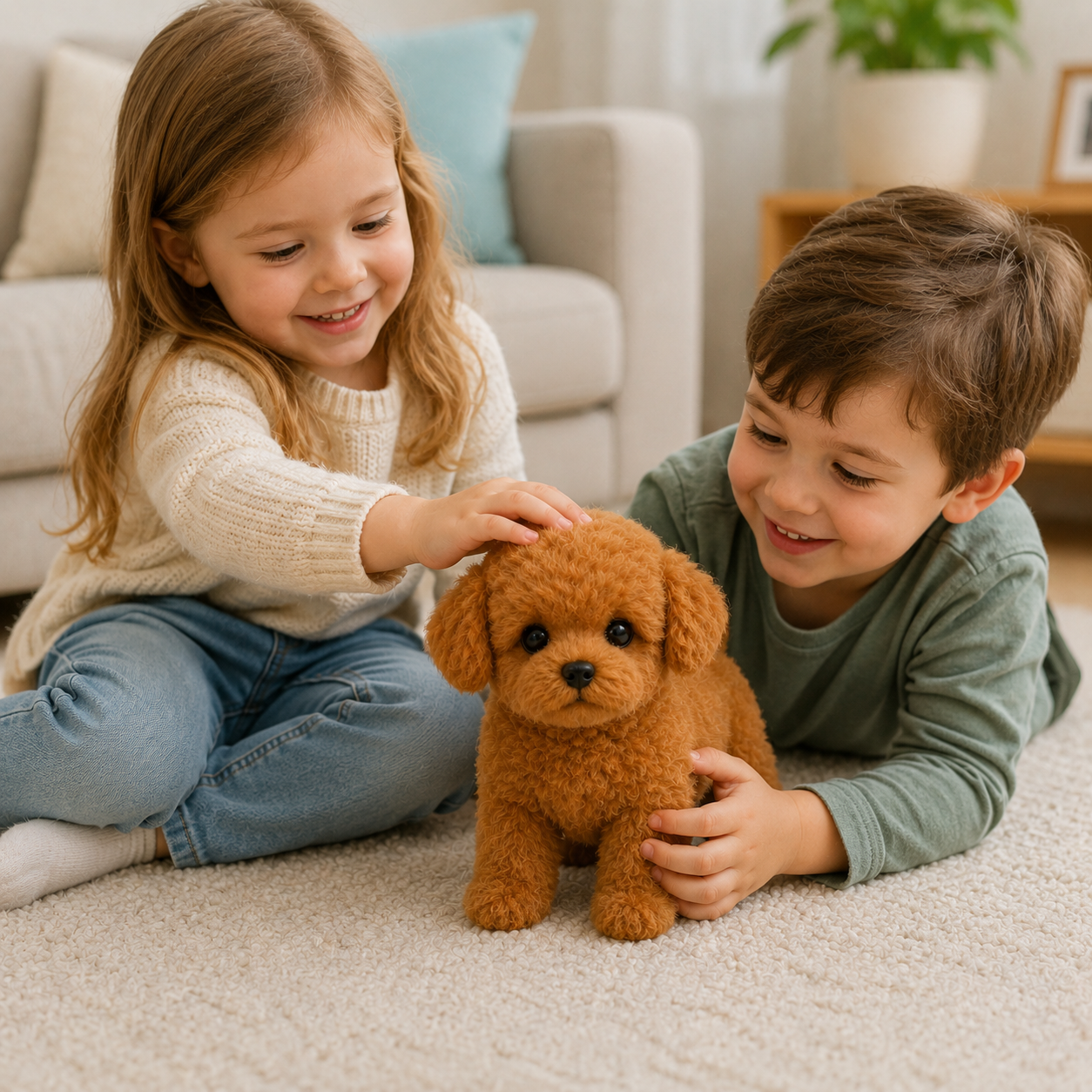 Waggy Robotic Puppy, Walking Barking Dog, Interactive Electronic Pet, Desk Companion Gift, Funny Gift for Dog Lovers