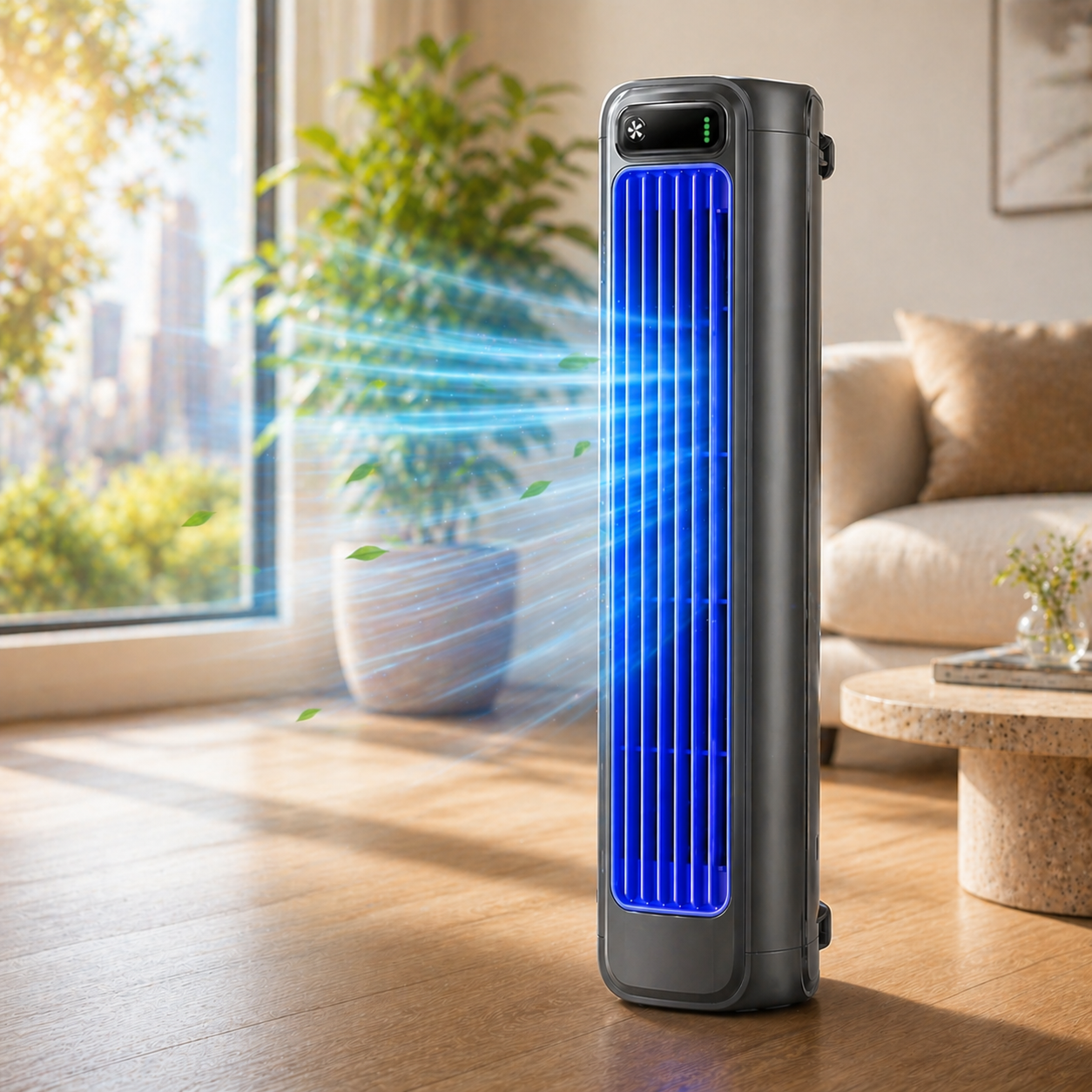 Solymall Cooling Ace – Portable Air Cooler with Fast Evaporative Cooling | Quiet, Energy-Efficient Personal AC Unit