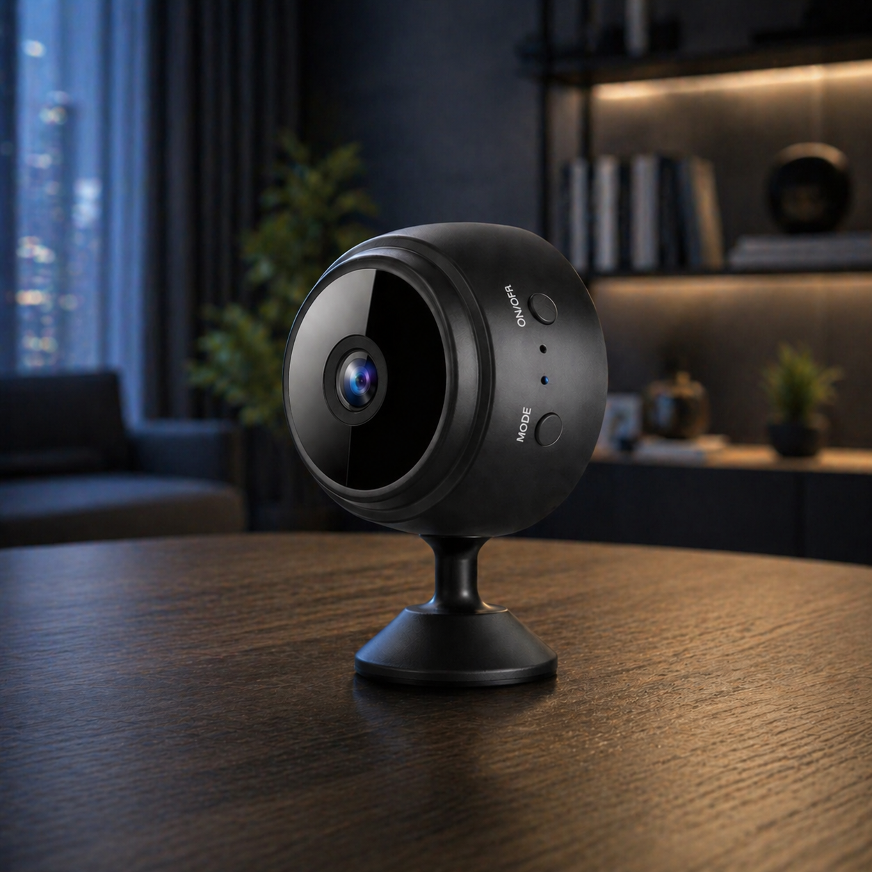 Pixie Lens Pro Mini Security Camera, 1080P HD WiFi Indoor Home Camera, Night Vision Motion Detection, Pet Baby Monitor, Tech Gift