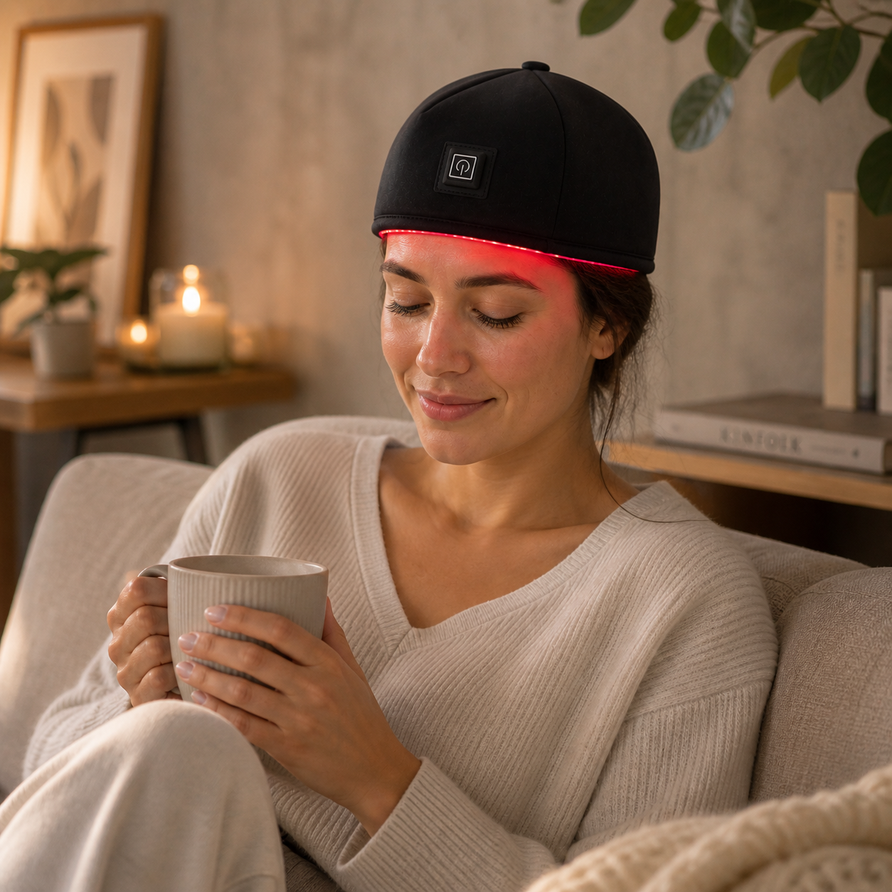 Spartan Cap, Red Light Scalp Care Device, 96 LED Cordless Wellness Cap, Hands Free Self Care Gift for Him Her Dad