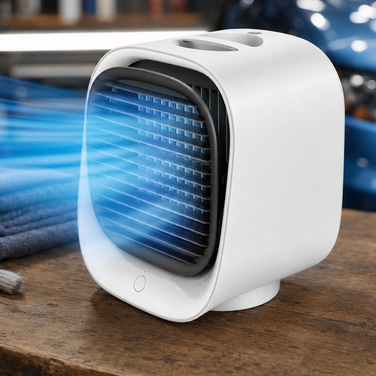 Aira Breeze AC, AiraBreeze Portable air Conditioner, Personal Evaporative Fan, USB Rechargeable Tabletop Cooler
