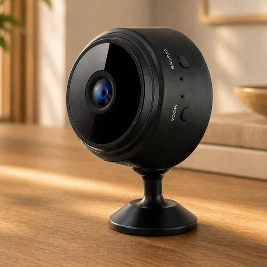 Zoompix Mini Security Camera, 1080P HD WiFi Indoor Home Camera, Night Vision Motion Detection, Pet Baby Monitor, Tech Gift