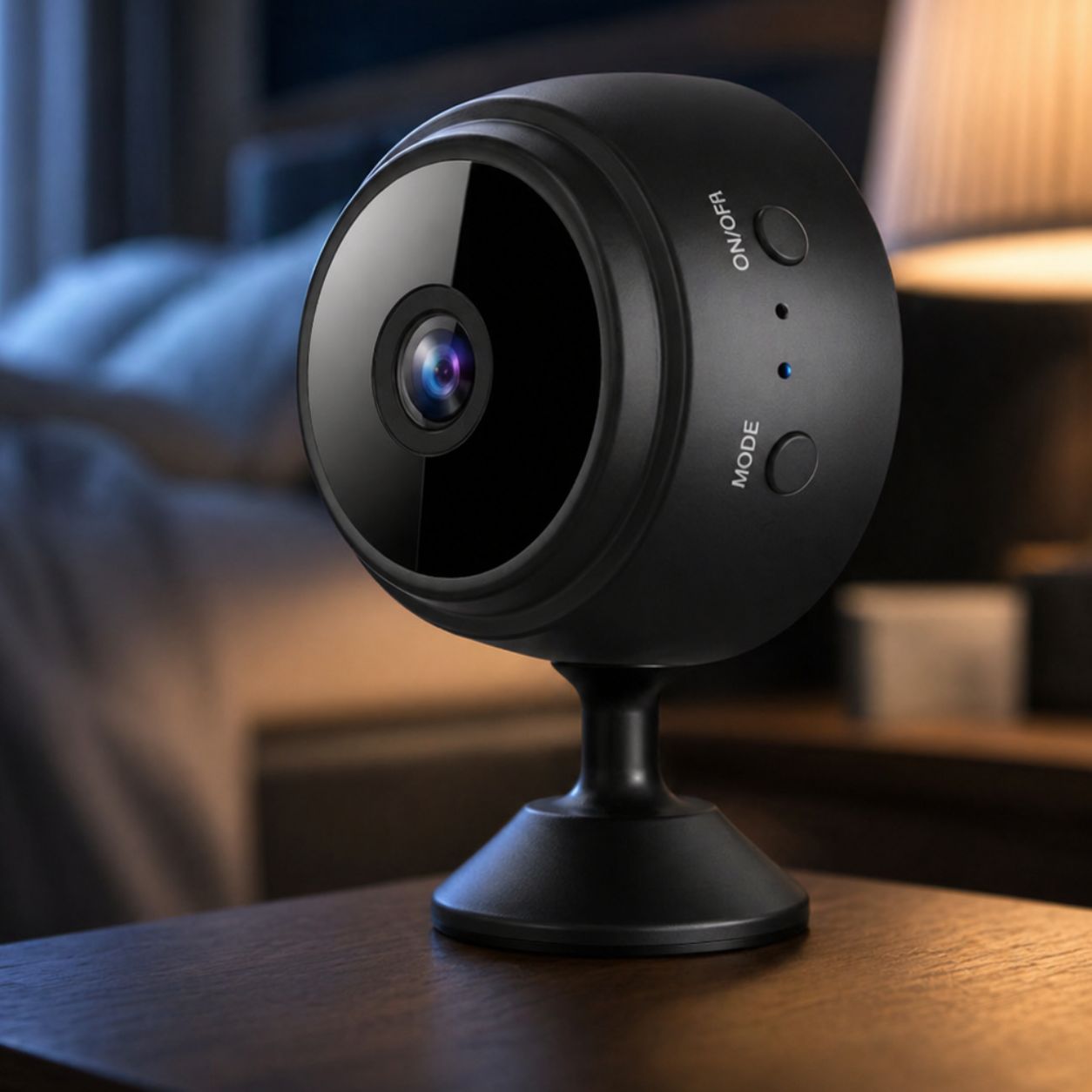 Loomax Mini Security Camera, 1080P HD WiFi Indoor Home Camera, Night Vision Motion Detection, Pet & Baby Monitor, Tech Gift