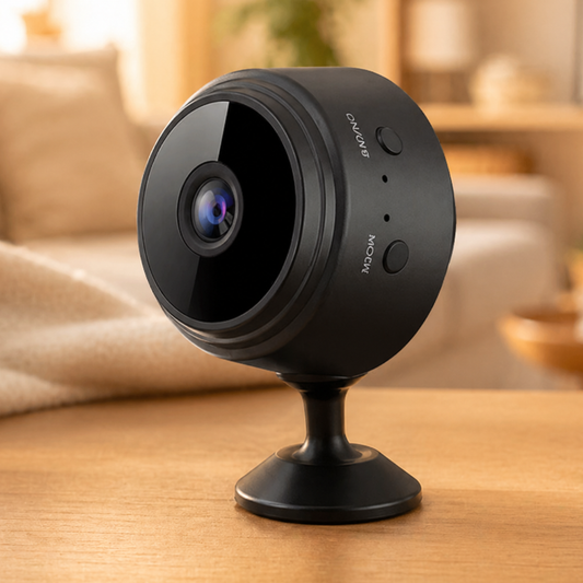 SpyFocus Mini Security Camera, 1080P HD WiFi Indoor Camera, Night Vision Motion Detection, Pet & Baby Monitor, Tech Gift