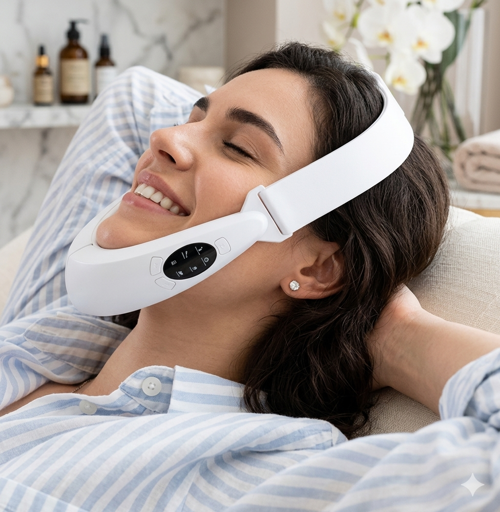 Slim Define Face Massager, Rechargeable Facial Roller Tool, Self Care Gift for Her, Beauty Routine Wand