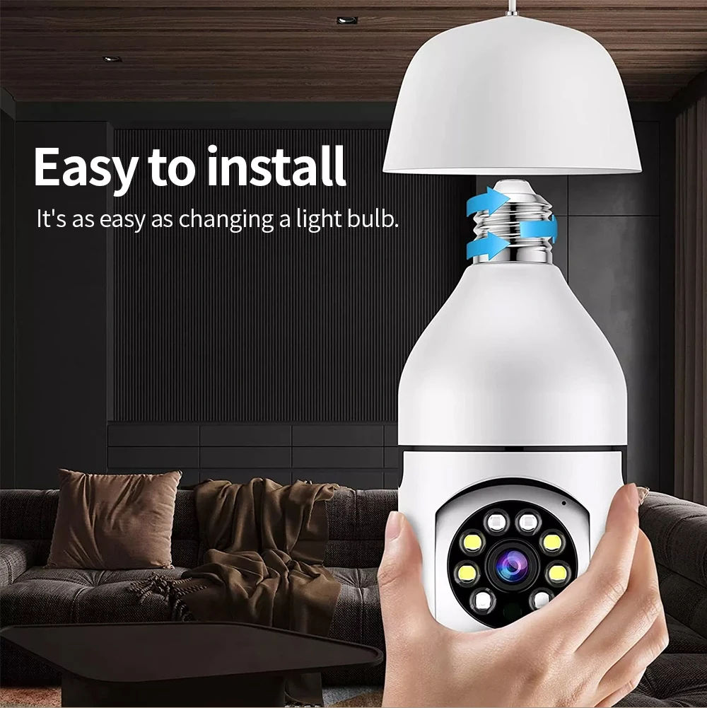 Light Socket Security lamp camera