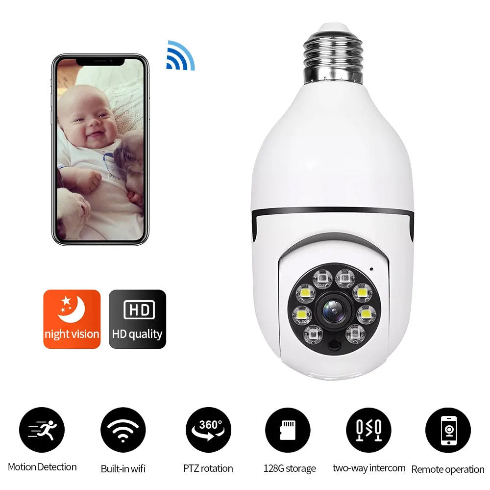 Light Socket Security lamp camera