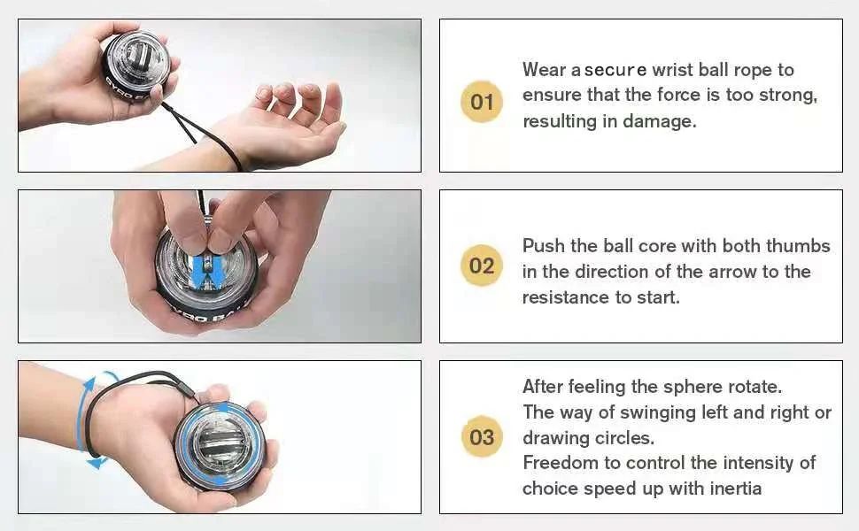 Vital Wrist Ball Hand Exerciser for Seniors