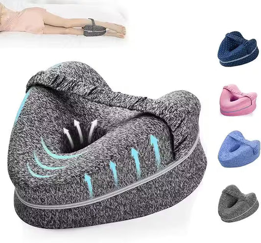 SmoothSpine Knee Pillow Spinal Support & Comfort for Side Sleepers
